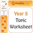 Year 5 Regular and Irregular Polygons Worksheet – Test 1 Topic 13